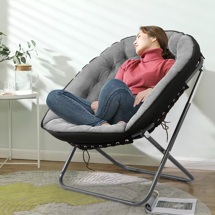 Fold up deals papasan chair